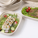 100X Food Preparation Burger Storages Cake Packaging Box Lunch Boxes - 1300ml-Primary