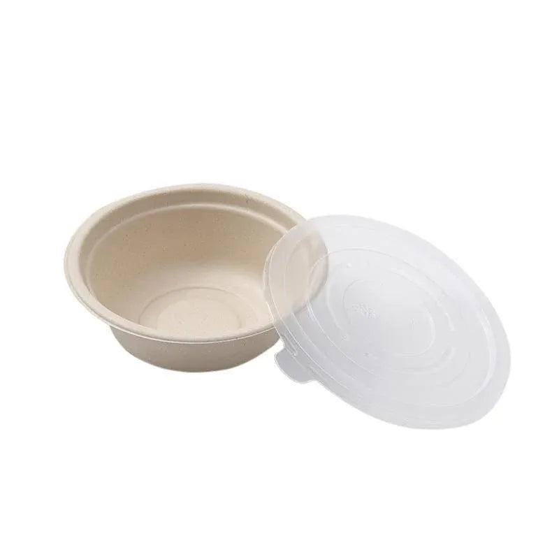 250PCS Food Preparation Burger Storages Cake Packaging Box Lunch Boxes Primary - Primary 350ml+PP lid