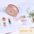 10PCS Bouquet Decor Wrapping Yarn Band Packaging Wave Organza Ribbon 9/10/45m - Jute webbing