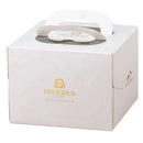 30PCS White Portable Cake Boxes Display Window Packing Case Party with Handle Birthday - 12 inch