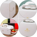 30PCS Bear Portable Cake Boxes Display Window Packing Case Party with Handle Birthday - 6 inch