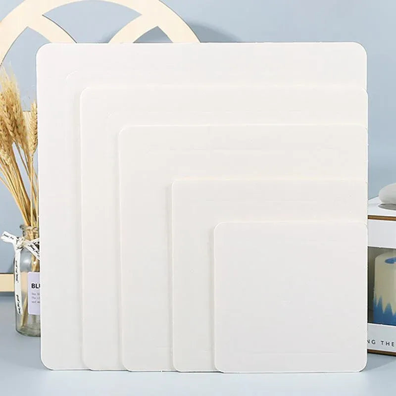 30PCS Grey Portable Cake Boxes Display Window Packing Case with Handle Birthday - 6 inch