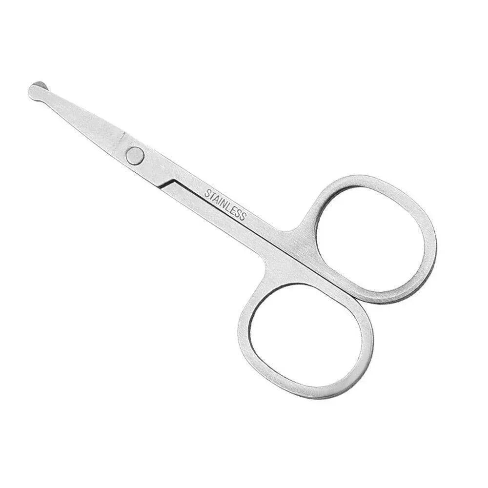 Korean Made Nose Hair Remover Stainless Steel Scissors Trimmer Precision Clipper