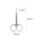 Korean Made Nose Hair Remover Stainless Steel Scissors Trimmer Precision Clipper