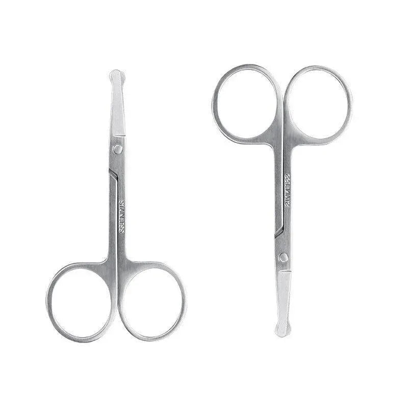 Korean Made Nose Hair Remover Stainless Steel Scissors Trimmer Precision Clipper