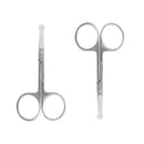 Korean Made Nose Hair Remover Stainless Steel Scissors Trimmer Precision Clipper