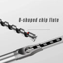 3x Square Hole Mortising Chisel Drill Bit Woodworking Saw Tools for Drilling