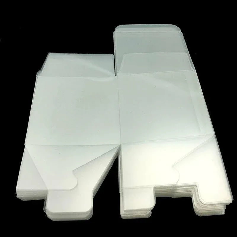 50X Clear Macaron Square Boxes Bomboniere Wedding Favour Gift Packaging 5X5X5cm - 50PCS