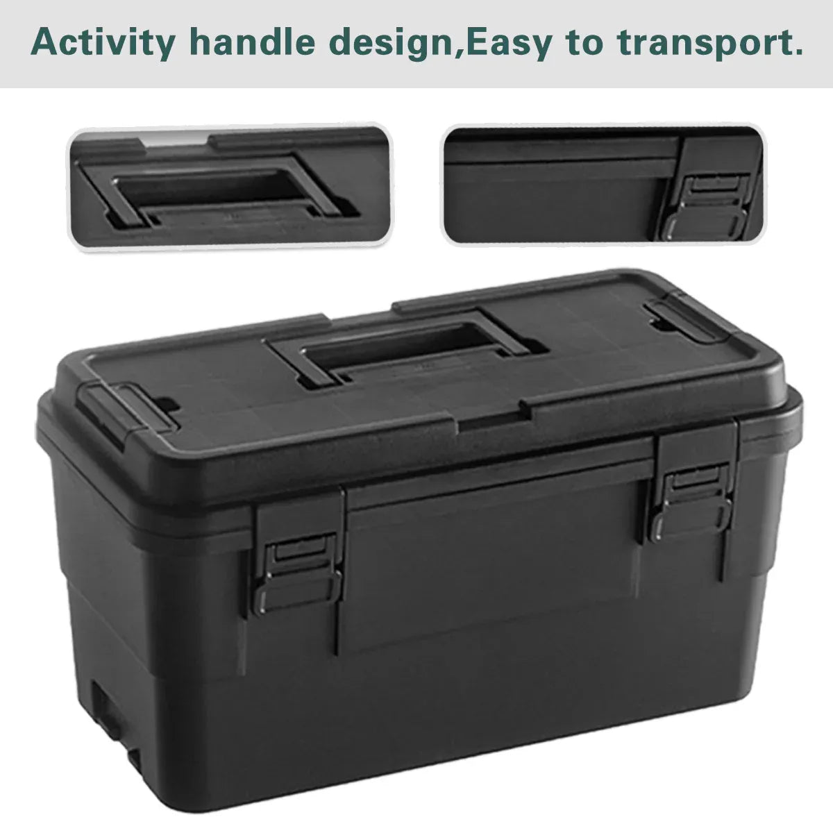 Multi Function Toolbox Household Car Storage Organizer Outdoor Hardware Case - 4L