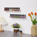 Acrylic Wall Shelves Set 4PCS Floating Display Storage Racks Clear for Home Use - Colorful