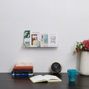 Acrylic Wall Shelves Set 4PCS Floating Display Storage Racks Clear for Home Use - Colorful