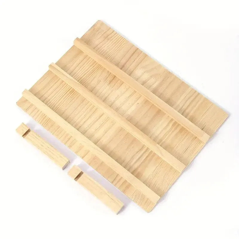 Wooden Earrings Display Rack Multi Tier Jewelry Stand Organizer Earrings Holder - 5-Tier
