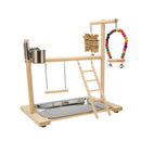 Parrot Wooden Playground Station Swing Climbing Ladder Cage Rack Bird Perch Toy