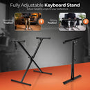 X-type Electronic Keyboard Stand Adjustable Height for Piano Keyboard Studio