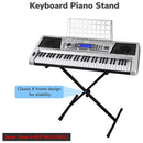 X-type Electronic Keyboard Stand Adjustable Height for Piano Keyboard Studio
