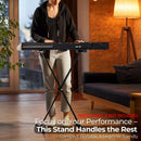 X-type Electronic Keyboard Stand Adjustable Height for Piano Keyboard Studio