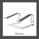 Desk Laptop Stand Aluminium Riser Compatible with 11 to 15 Inch Laptops - Black