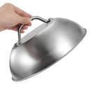 Stainless Steel Food Cover Dome Lid For Teppanyaki Grill Steak Cooking Kitchen