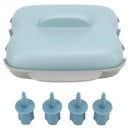 Microwave Corn Steamer Box Kitchen Cooking Tool Fast Heat Resistant Container - Blue