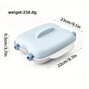 Microwave Corn Steamer Box Kitchen Cooking Tool Fast Heat Resistant Container - Blue