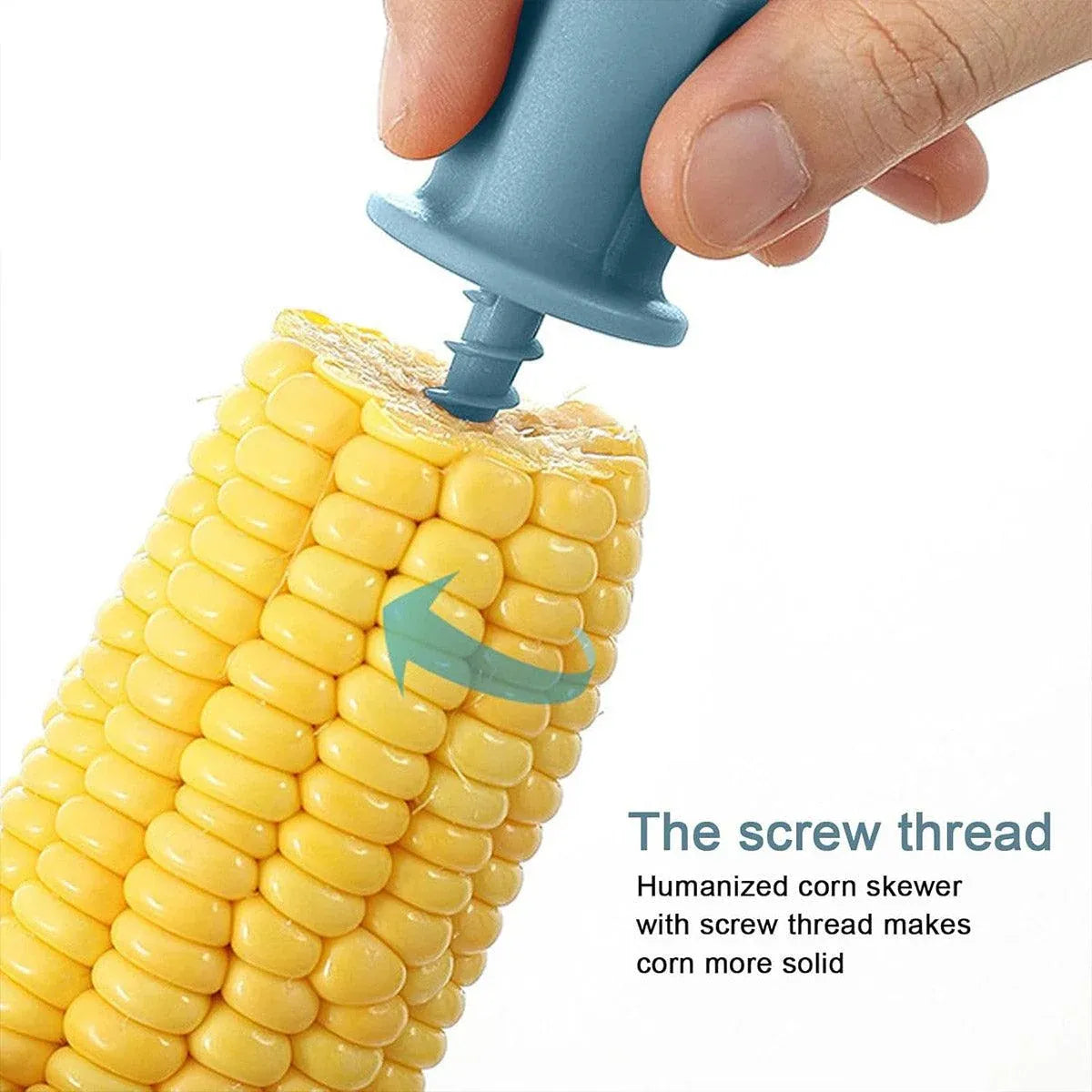 Microwave Corn Steamer Box Kitchen Cooking Tool Fast Heat Resistant Container - Beige