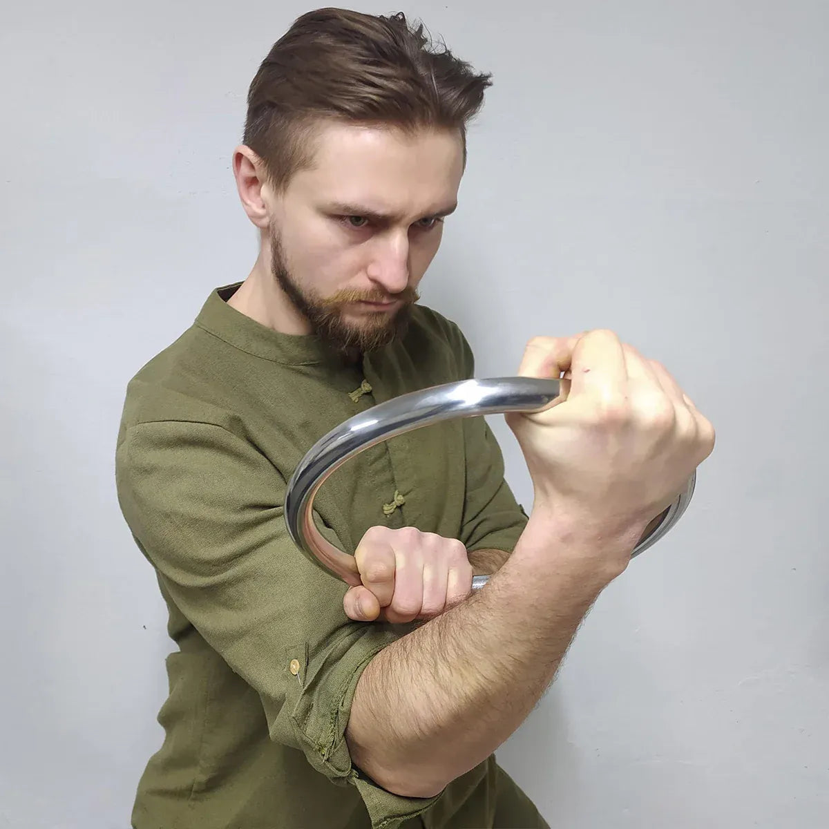 Wing Chun Weighted Training Steel Ring Wear Resistant for Martial Arts Practice