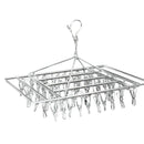 30/40/55 Pegs Stainless Steel Laundry Sock Underwear Clothes Dryer Rack Hanger - 55Pegs