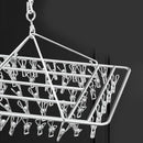 30/40/55 Pegs Stainless Steel Laundry Sock Underwear Clothes Dryer Rack Hanger - 55Pegs