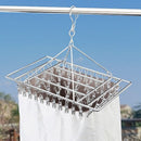 30/40/55 Pegs Stainless Steel Laundry Sock Underwear Clothes Dryer Rack Hanger - 55Pegs