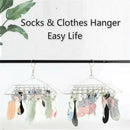 30/40/55 Pegs Stainless Steel Laundry Sock Underwear Clothes Dryer Rack Hanger - 55Pegs