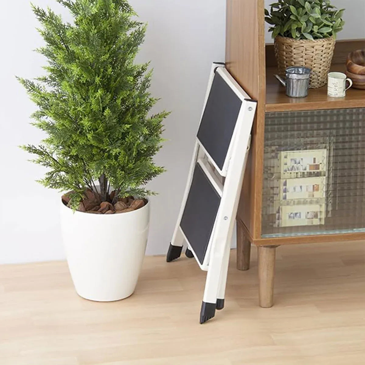 Folding Ladder Stool Multi Functional Household Climbing Step Stool For Home Use