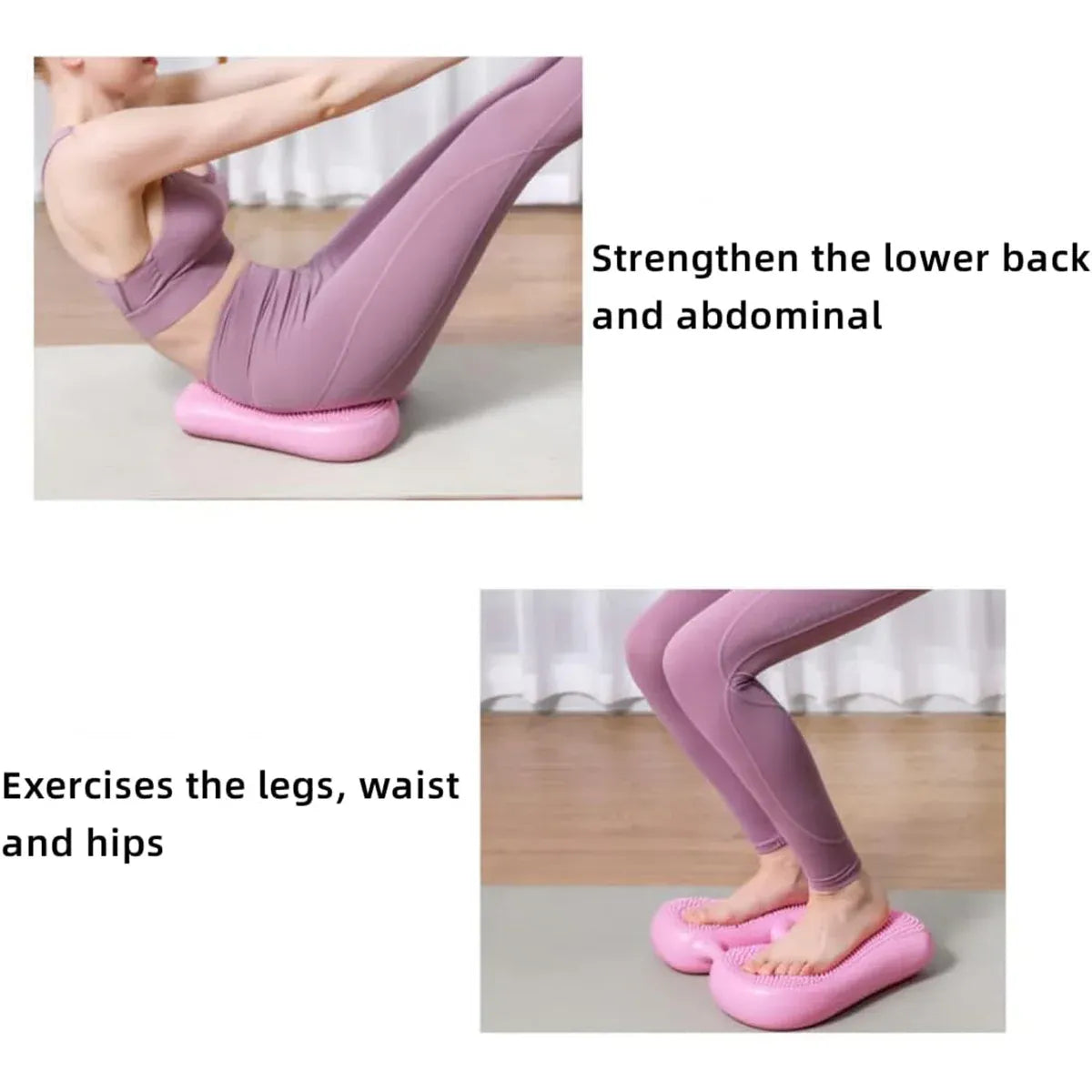 Inflatable Foot Pedal Stepper Fitness Equipment Non Slip Durable for Home