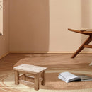 Solid Wood Small Bench Living Room Low Stool Shoe Bench Sturdy Space Saving