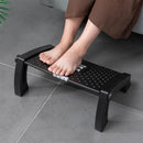 1PC Adjustable Office Foot Rest Pedal Stool Sofa Leg Support for Home or Desk Use - Black