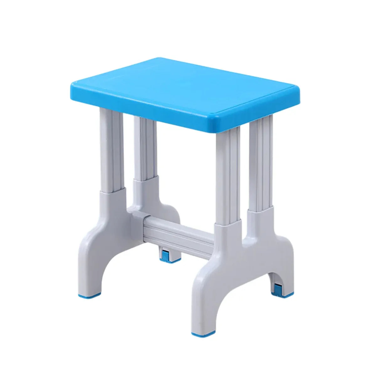 Plastic Square Stool Non Slip Durable Comfortable For Classroom Home Office