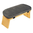 Folding Meditation Bench With Velvet Cushion Portable Yoga Bench Kneeling Stool