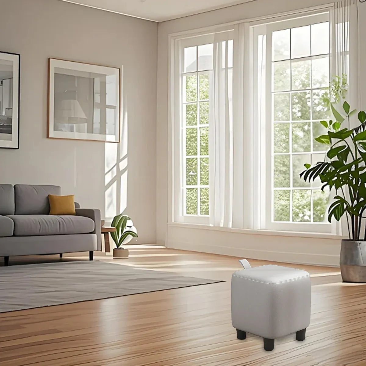 Small Stools Household Low Stools Coffee Table Shoe Changing Stools Portable - Grey