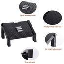 1PC Adjustable Office Foot Rest Pedal Stool Sofa Leg Support for Home or Desk Use - White