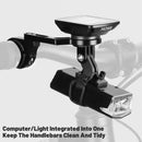 Bike Handlebar Extension Mount Aluminum Alloy Light Meter Phone Holder Bracket