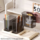 Large Capacity Desk Organisers Pencil Holder Slanted Pen Holder School Supplies