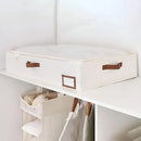 Under Bed Storage Bag 2PCS Foldable Wardrobe Clothes Quilt Organiser 80x45x15cm