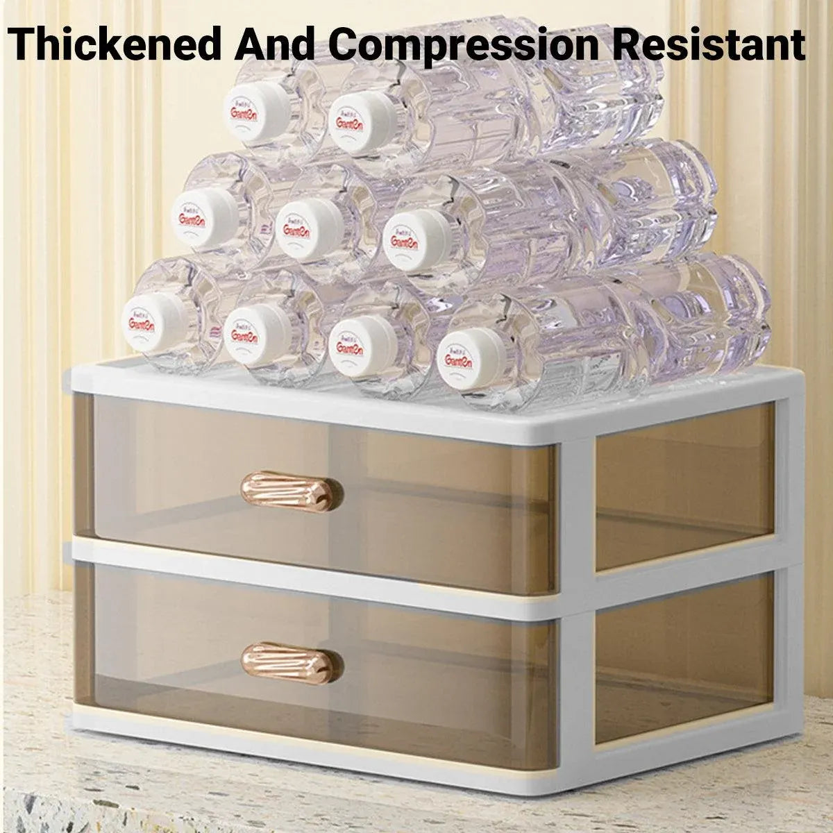2/3 Tier Organizer Storage Shelf Multi Functional Cosmetic Bathroom Organizer Rack - Three-Layer
