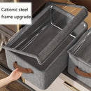 4pcs Foldable Clothes Storage Box Organizer Fabric Storage Box for Organization - Green