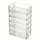 6pcs Transparent Fridge Organizer Storage Box for Kitchen and Food Organization