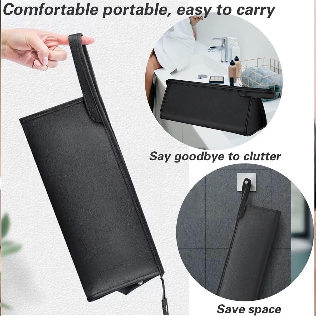 Durable 2pcs Hairdryer Hair Straightener Curler Storage Organizer Bags Set
