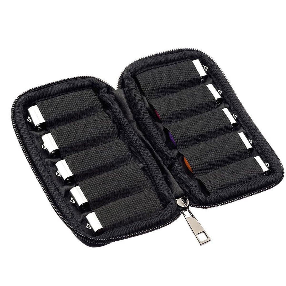 3PCS Large Capacity USB Flash Drive Storage Case Portable Black U Disk Bag