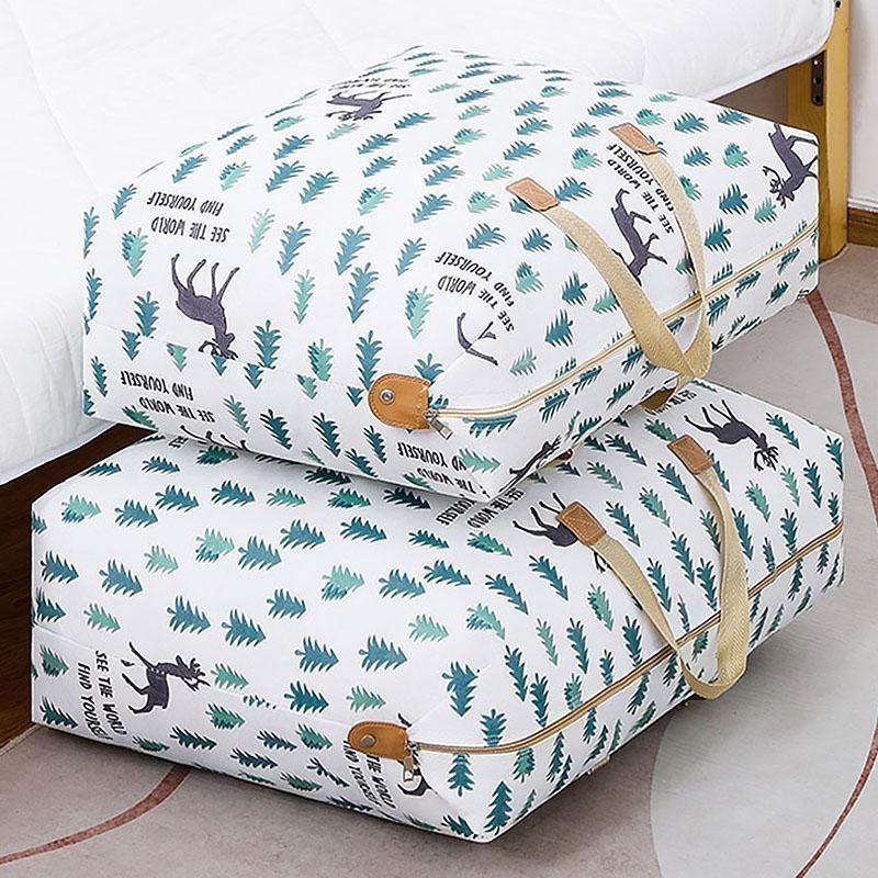 Multipurpose Quilt Storage Bags Waterproof Coated Fabric 4 Sizes Available - Pineapple 80*27*56cm