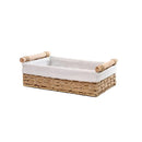 Desktop Storage Basket Storage Box Organization Basket Home Office Organizer - Beige