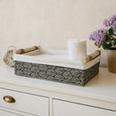 Desktop Storage Basket Storage Box Organization Basket Home Office Organizer - Beige