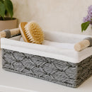 Desktop Storage Basket Storage Box Organization Basket Home Office Organizer - Beige